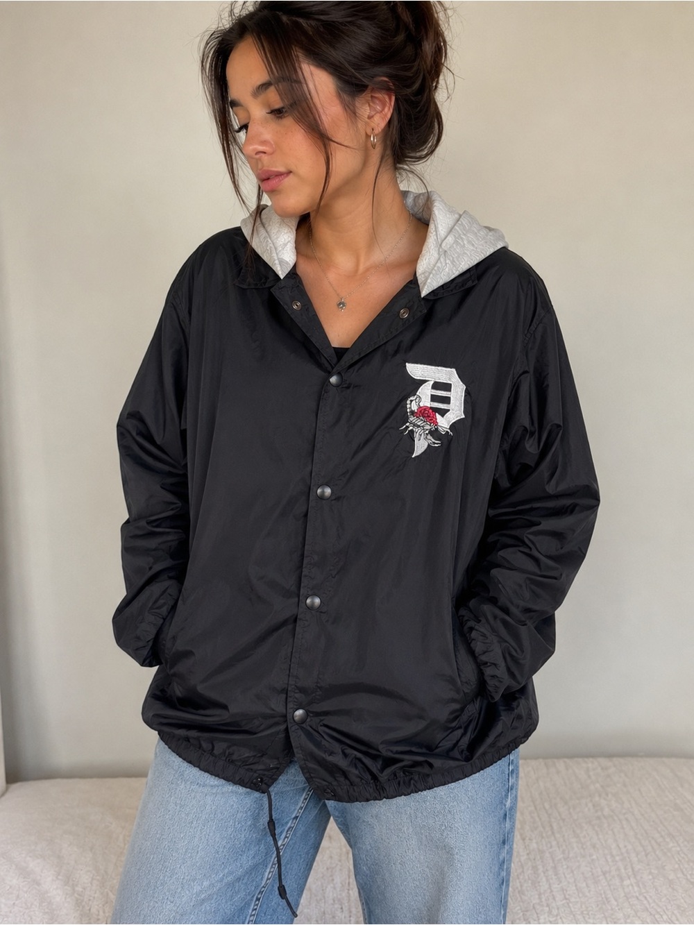 Primitive Skateboarding Hooded Coach Jacket – Size XL